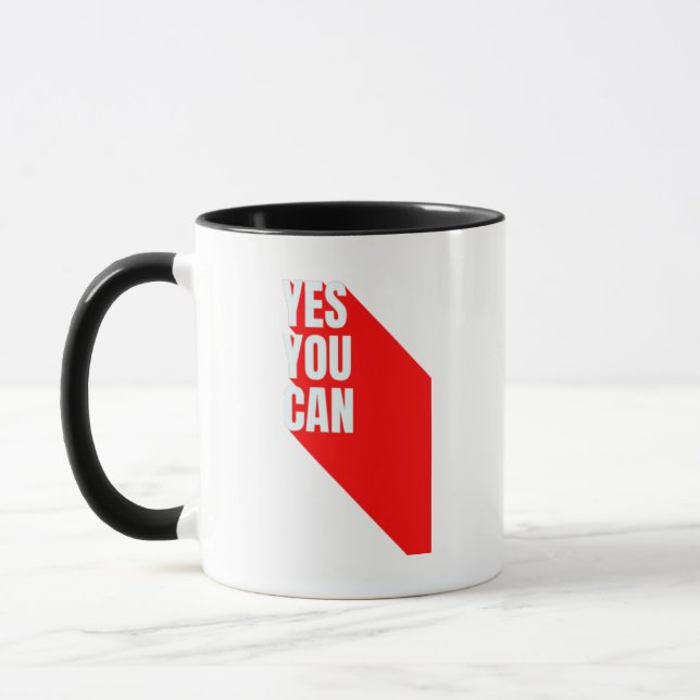 Yes You Can  Mug (Left)