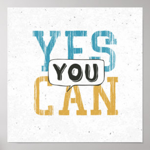 Yes You Can Poster
