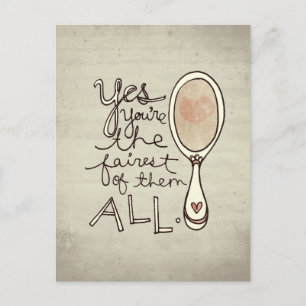 yes you're the fairest postcard