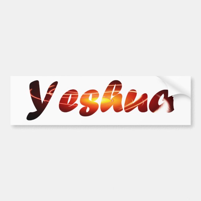 Yeshua 2 Effet lumièreTIF Bumper Sticker (Front)
