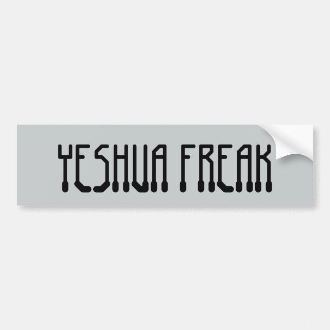 YESHUA BUMPER STICKER (Front)