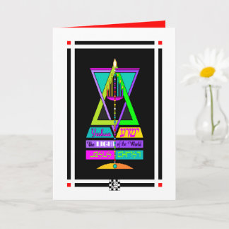 Yeshua, la Lumière du monde, carte Jésus-Christ