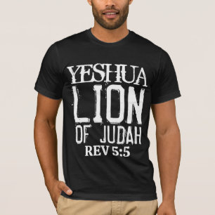 YESHUA LION OF JUDAH CHRISTIAN JEWISH T-shirts