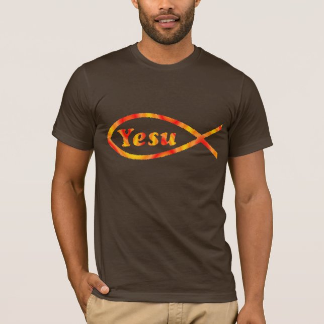 Yesu Fish T-Shirt (Front)