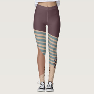 Yet Another Mid-Century Abstract  Leggings