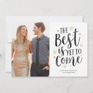 Yet to Come New Year Holiday Photo Card