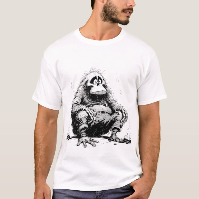 Yeti Cartoon T-Shirt (Front)