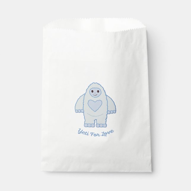 Yeti for Love Favour Bag (Front)