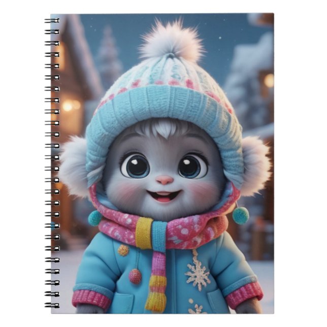 Yeti for Winter  Notebook (Front)