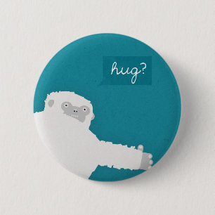 Yeti Hug 2 Inch Round Button
