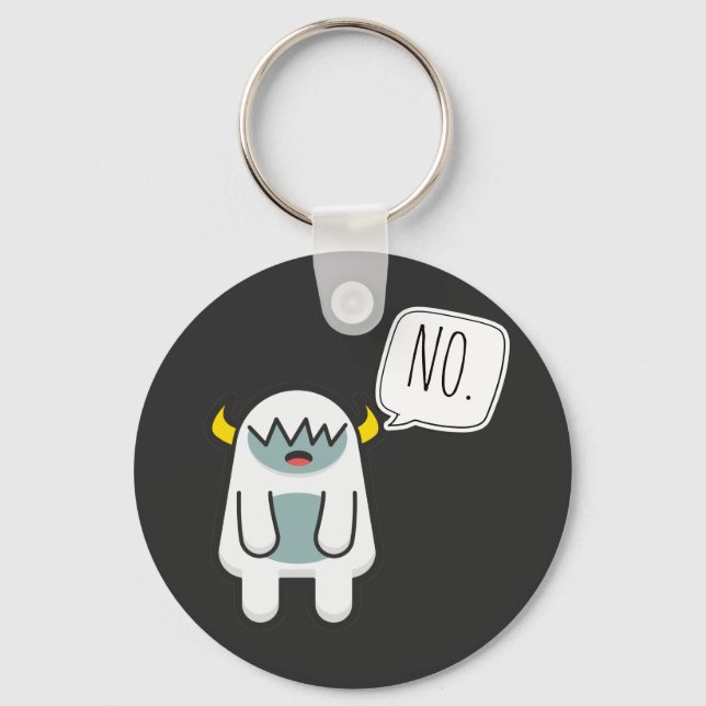Yeti Monster No Keychain (Front)