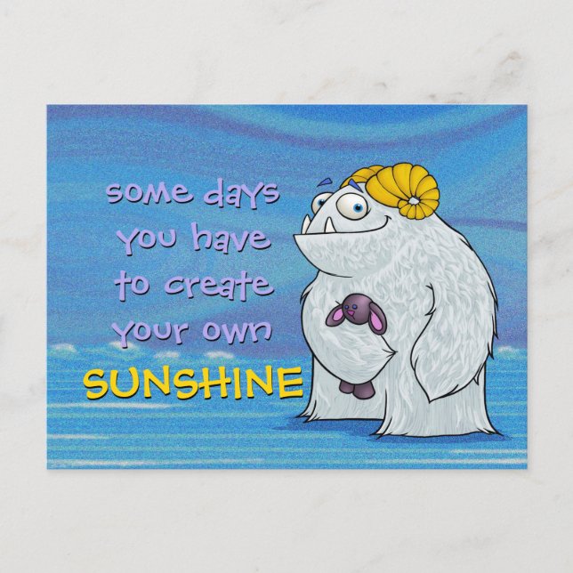 Yeti, postcard (Front)