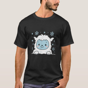 Yeti Pouch Design for Kids and Children Kawaii Sty T-Shirt