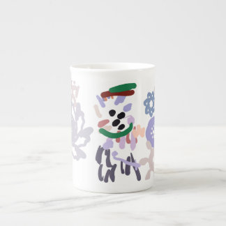 Yeti winter fun bone china mug