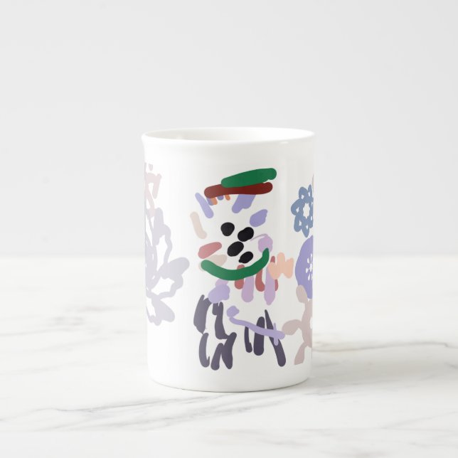 Yeti winter fun bone china mug (Front)