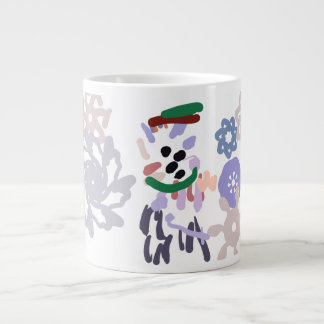Yeti winter fun large coffee mug