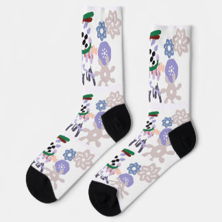 Yeti winter fun socks