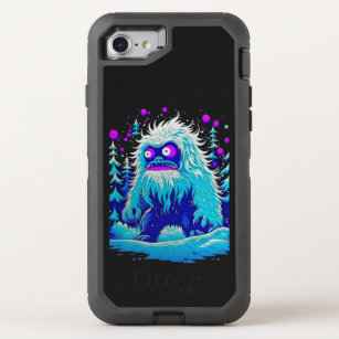 Yeti Winter Wonderland black iphone case
