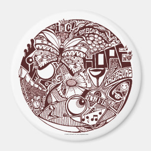 "Yeux 2 Coeur" - Aimant