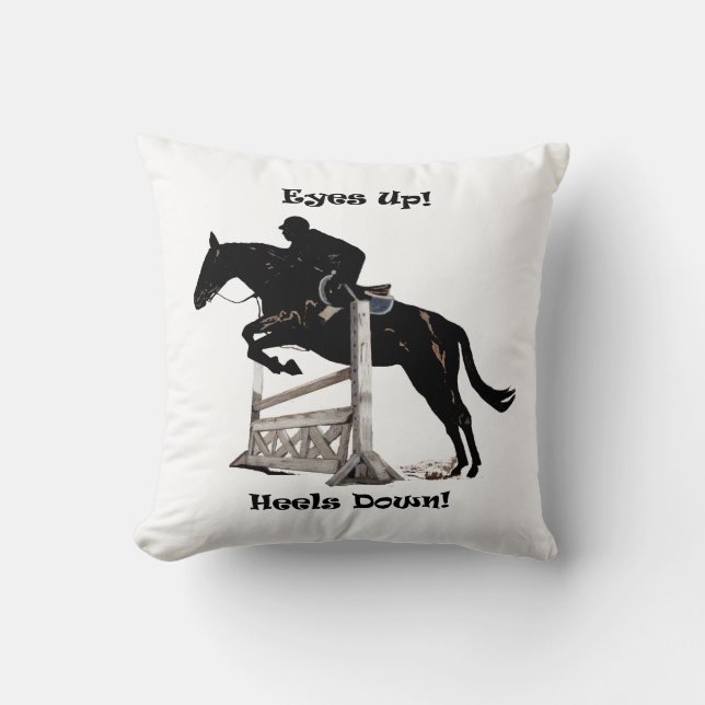 Yeux ! Talons vers le bas ! Coussin de MoJo (Recto)