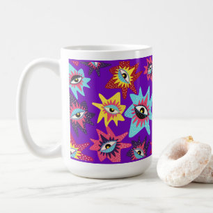 Yeux 🌸 tasse de café 15oz