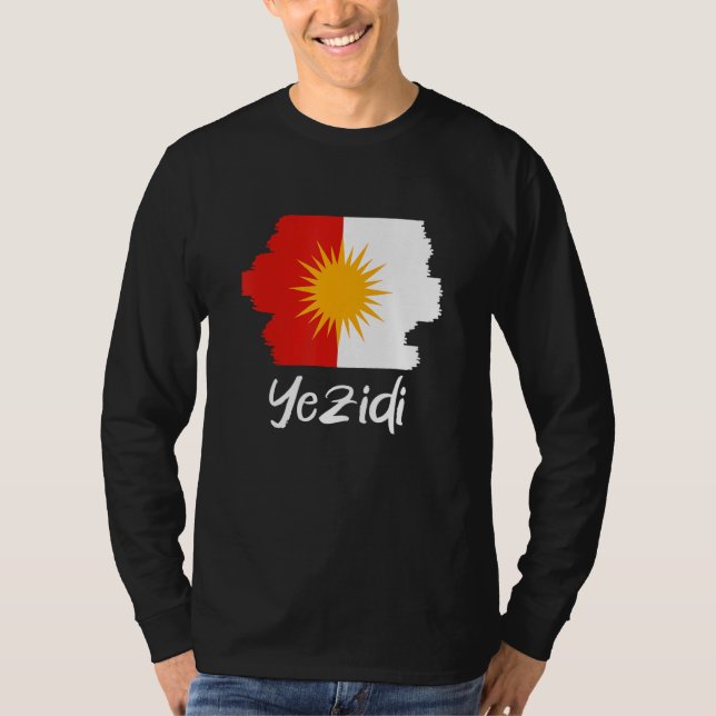 Yezidi Flag Ezidi T-Shirt (Front)