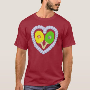 YG Ping Pong Flower Heart T-Shirt