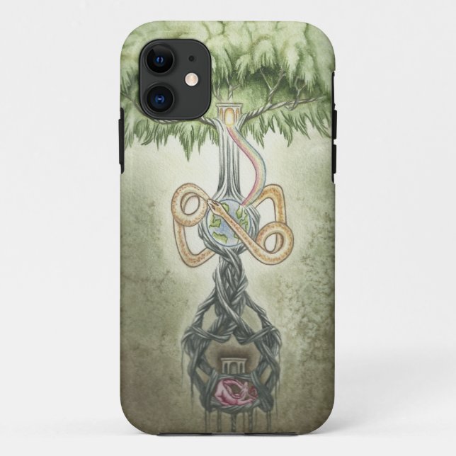 Yggdrasil Case-Mate iPhone Case (Back)
