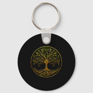 Yggdrasil, Celtic Tree Of Life, Norse Mythology  Keychain