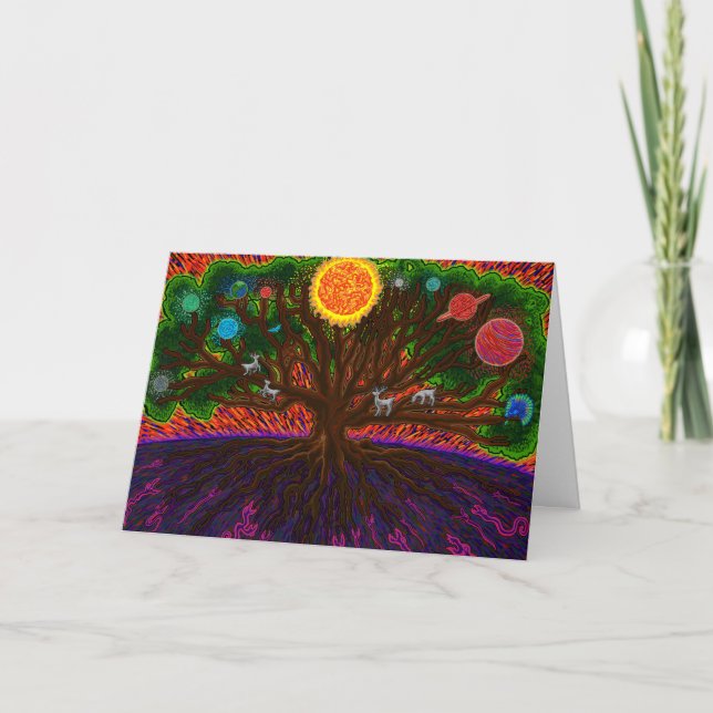 Yggdrasil Greeting Card (Front)