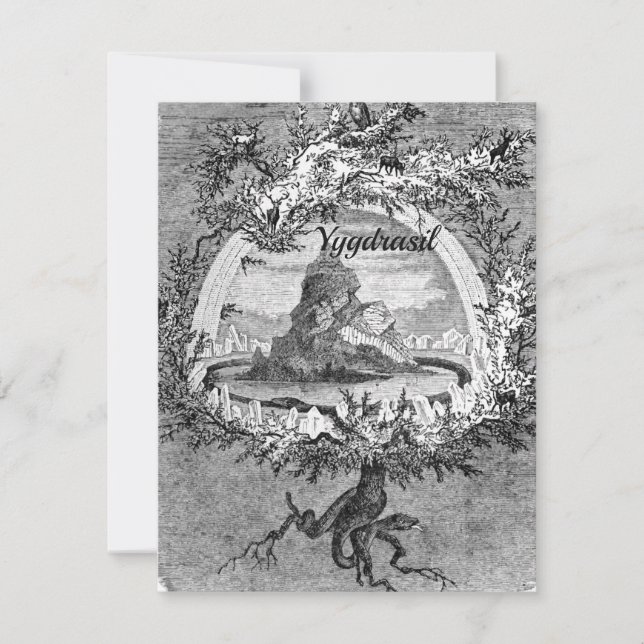 Yggdrasil Holiday Card (Front)