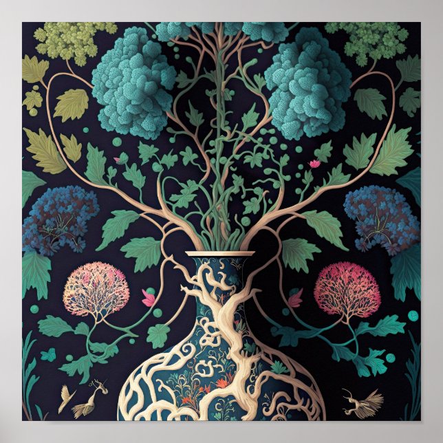 Yggdrasil Tree of Life Poster (Front)