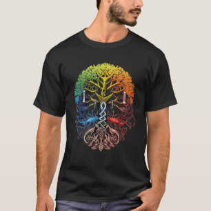 Yggdrasil Viking Warrior Norse Mythology T-Shirt