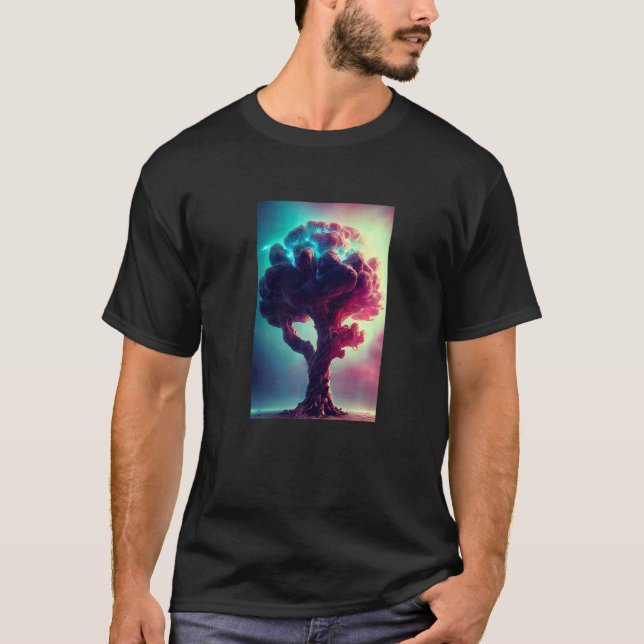 Yggdrasil World Tree of Life Viking Celtric Unique T-Shirt (Front)