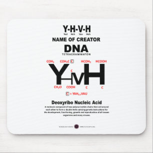 YHVH-DNA Chemical Bond Mouse Pad