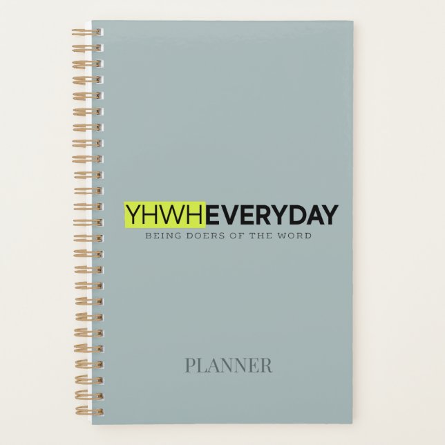 YHWH EVERYDAY Planner (Front)