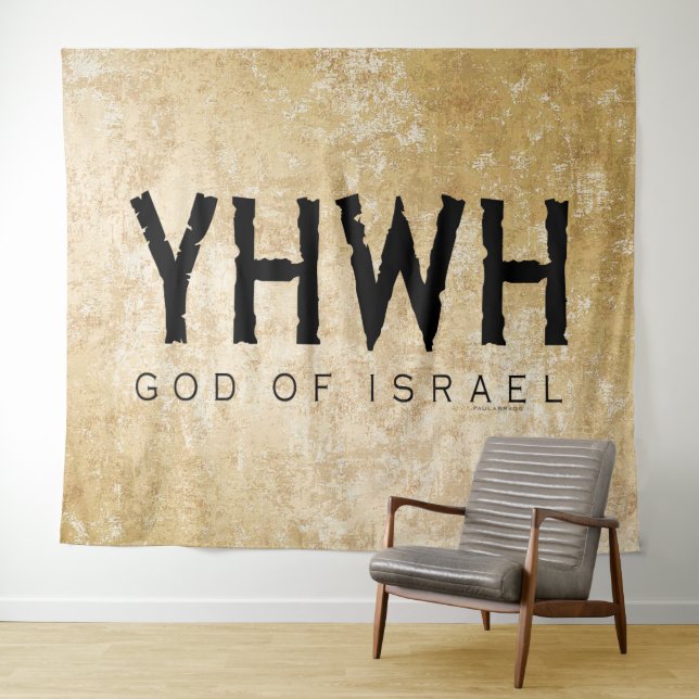 YHWH (Jehovah) Tapestry (In Situ (Horizontal))