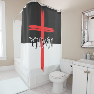 YHWH Shower Curtain