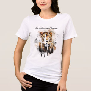 YHWH Women’s Christian T-Shirt   Tri-Blend Shirt