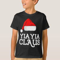 Yia-Yia Claus Christmas Hat Pj Group Matching Paja