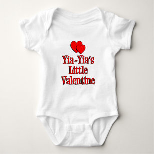 Yia-Yia's Little Valentine Baby Bodysuit