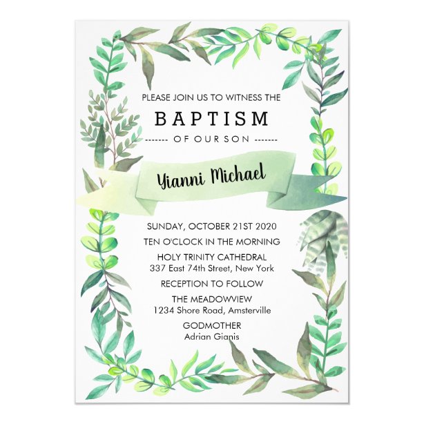 Greek Orthodox Baptism Christening & Baptism Invitations Zazzle.ca