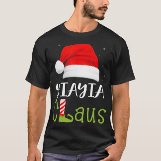 YiaYia Claus Family Group Matching Pajama Funny Xm T-Shirt