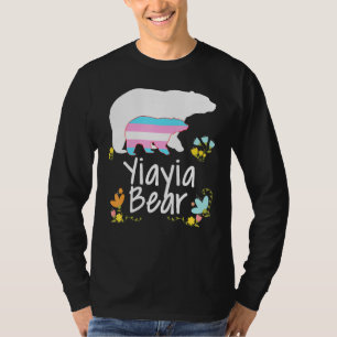 Yiayia Lgbt Bear Transgender Rainbow Lgbt Gay Lesb T-Shirt