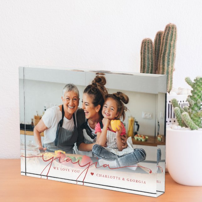 Yiayia Script Overlay | We Love You Photo Block (Creator Uploaded)