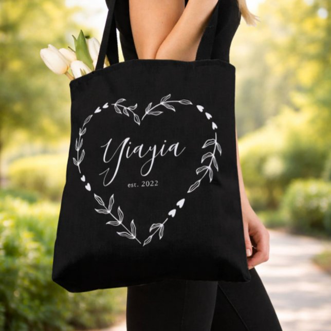 Yiayia Year Est. Tote Bag (Creator Uploaded)