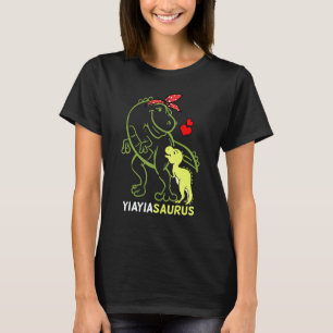 Yiayiasaurus Yiayia Tyrannosaurus Dinosaur Baby Mo T-Shirt