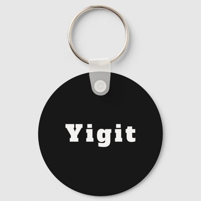 Yigit Keychain (Front)