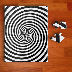 Yikes! Challenge Hypnosis Spiral Jigsaw Puzzle
