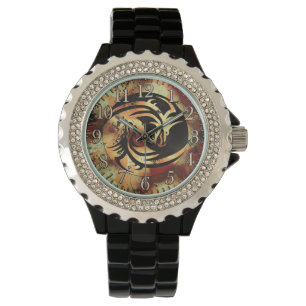 Yin and Yang Asian Dragons Watch